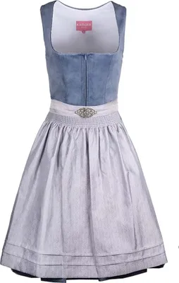 Produktbild von Dirndl Aurela 60cm Länge hellblau 44