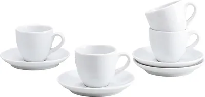 Obrázok produktu pre CreaTable, 24986, Bistrot Weiss, šálka na espresso, 8 ks, porcelán