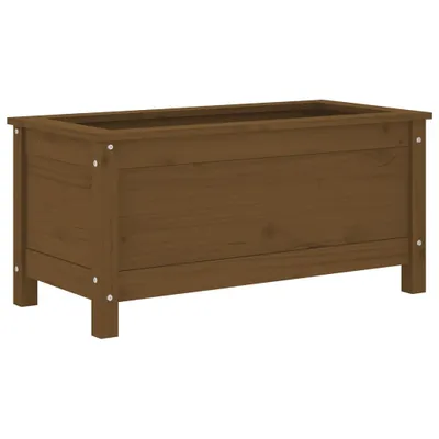 Immagine prodotto di vidaXL Fioriera marrone miele 82,5x40x39 cm in legno di pino massiccio