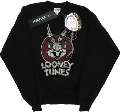 Produktbild von Looney Tunes - Sweatshirt Logo für Herren BI2062 (3XL) (Schwarz)