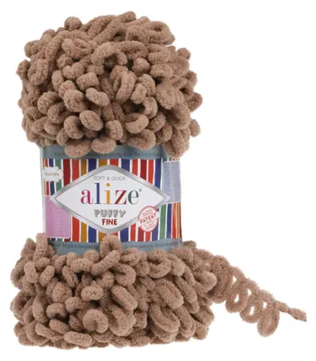 Strickgarn ALIZE Puffy Fine 329 braun