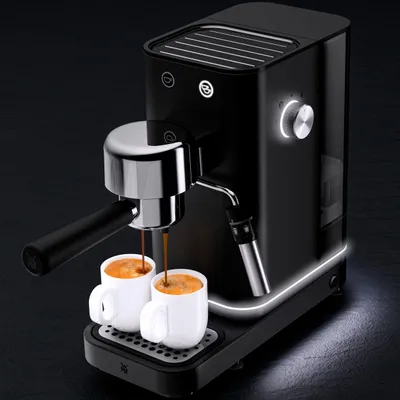 Produktbild von WMF Lumero 04.1237.0071, Espressomaschine, 1,4 l, Gemahlener Kaffee, 1350 W, Schwarz
