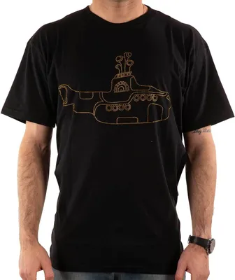 Produktbild von The Beatles - "Yellow Submarine" T-Shirt für Herren/Damen Uni RO4447 (XL) (Schwarz)