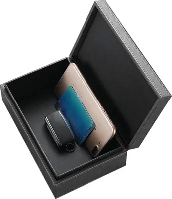 Productafbeelding van Famanu Faraday-box voor autosleutels met RFID-bescherming - Donkergrijs