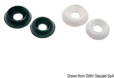 Immagine prodotto di Rondella, nylon bombato nero 4 mm, 100 pezzi