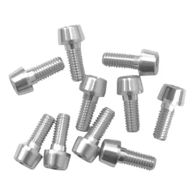Zdjęcie produktu dla Śruby Msc Alu7075t6 Anodowane 10 szt. Srebrne M5 x 10 mm