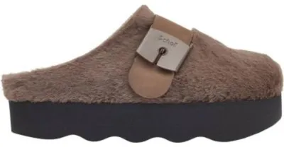 Produktbild von Damen-Hausschuhe Scholl Greta Pelz Braun 38
