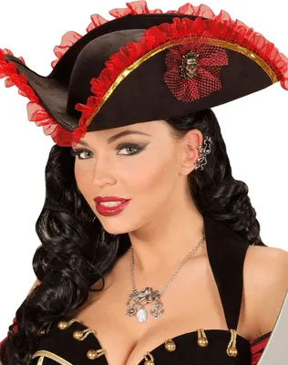 Produktbild von Halskette Piratenmotive für Damen silber - Einheitsgröße