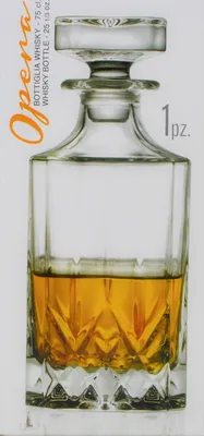 Produktbild von RCR 51520020006 Eckiger Opera Whisky-/Weindekanter aus Luxion-Kristall, Glas