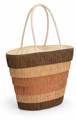 Produktbild von Schultertasche Teneriffa aus natürlichem Material von collezione alessandro