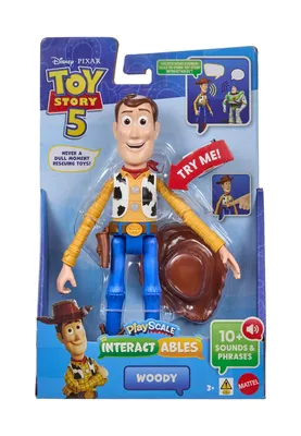 Produktbild von Disney Pixar Disney und Pixar Toy Story 5 Interactables-Figuren, ca. 18 cm, Zitate aus dem Film und interaktive Gespräche, 3 Jahr(e), Mehrfarbig, Kunststoff, Metall