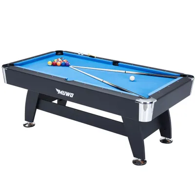 Produktbild von EG MW-103-black-blue|MUWO "Winner Gold" Billardtisch 214x112x81 cm schwarz blau