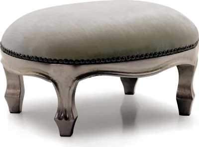 Image de Hocker Polster Sitz Textil Relax Beistell Sofa Sitzbank Hocker R1 Designer Luxus