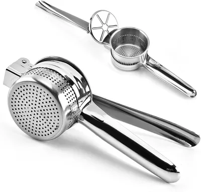 Produktbild von Handstamper aus Edelstahl, für Kartoffelpüree, Gemüse, Obst, Porridge, Küchenzubehör