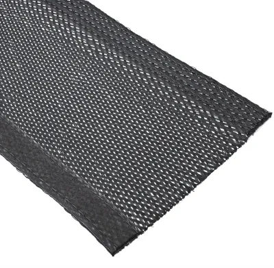 Produktbild von InLine Kabelschlauch, Gewebeschlauch mit Klettverschluss, 1m x 40mm schwarz, Kabelmuffe, Velcro, Schwarz