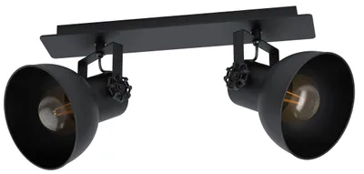 Produktbild von EGLO Barnstaple, Strahler Oberflächenbeleuchtung, E27, 2 Glühbirne(n), 220-240 V, Schwarz