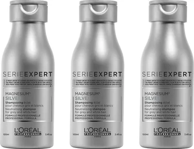 Produktbild von Serie Expert Silver Shampoo 3x100 ml