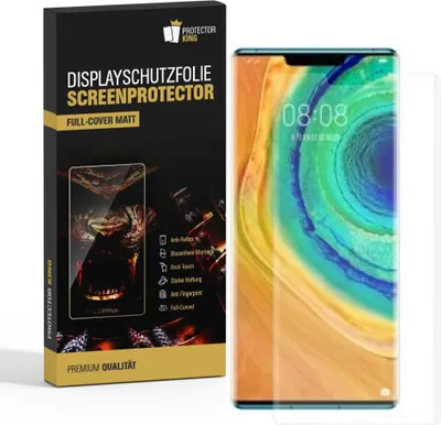 Produktbild von 3x Displayschutzfolie für Huawei Mate 30 Pro FULL COVER Displayfolie MATT
