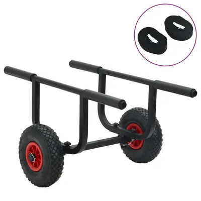 Zdjęcie produktu dla Wózek do transportu kajaka, 90 kg, aluminiowy