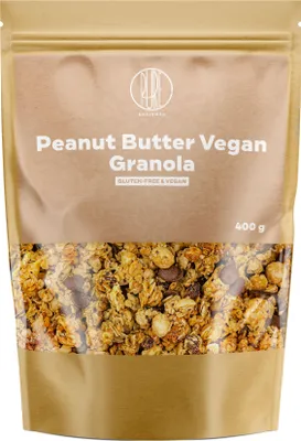 Obrázok produktu pre BrainMax Pure® Vegánska granola s arašidovým maslom, granola s arašidovým maslom, 400 g