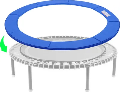 Obrázek produktu pro EINFEBEN kryt okrajů trampolíny, 305 cm modrý kryt pružin, ochrana okrajů, bezpečnostní podložka, odolná proti UV záření, odolná proti roztržení Příslušenství k trampolínám Příslušenství k trampolínám