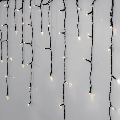 Produktbild von Lichterkettenvorhang 'Crispy Ice White', outdoor, 960 LEDs, 24m