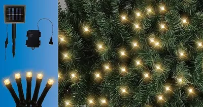 Produktbild von TrendLine LED-Lichterkette Solar Außen 19,3 m warmweiß mit Timer
