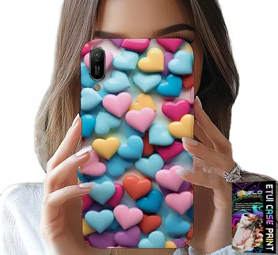 Image de Étui Pour Huawei Y6 2019 - Coeurs Colorés Personnalisable