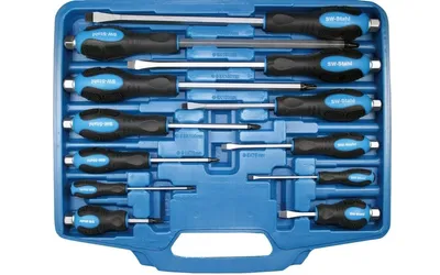 Produktbild von SW-Stahl Schraubendreher-Set S7891 375mm 305mm 55mm Chrom-Vanadium-Stahl Blisterpack 2,406kg 2.4kg 32g