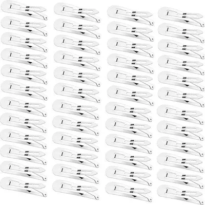 Productafbeelding van Sets van ronde haarspelden - 50 stuks - 5 cm - Rond - Metaal - Accessoires voor kapsels - Zilverkleurig - Sets van haaraccessoires