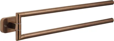 Image de Porte-serviettes en cuivre brossé