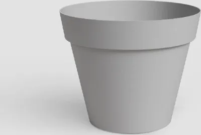 Obrázek produktu pro Artevasi Květináč CAPRI, 46 cm, plast, světle šedá