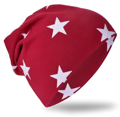 Produktbild von Kinder Beanie KleinStern Weinrot S