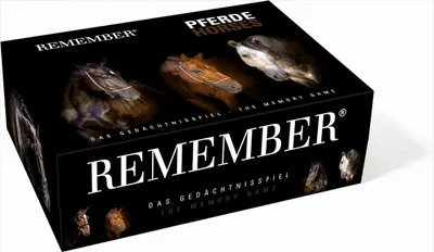 Produktbild von Remember Memory Gedächnisspiel Horses Pferde