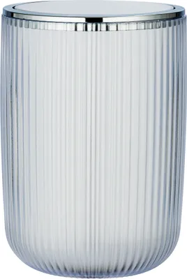 Produktbild von WENKO Schwingdeckel Eimer Agropoli 5,5 L Bad Kosmetik Müll Abfall Küche Gäste WC