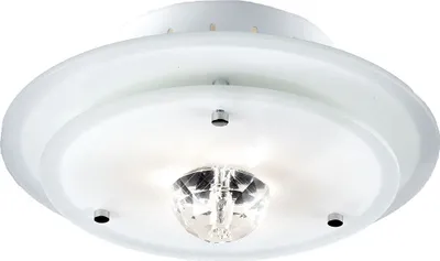 Produktbild von Deckenleuchte, Metall, Glas, rund, DM 22cm, DIAMANTIS