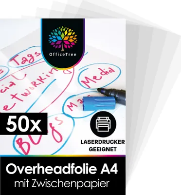 Immagine prodotto di OfficeTree lucidi 50 fogli DIN A4 (wp)