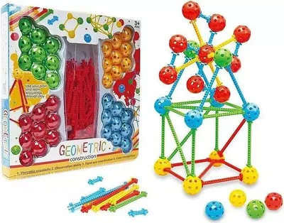Obrázek produktu pro Geometrická vzdělávací skládačka 88 dílků