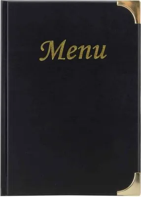 Produktbild von Securit Menü BASIC A5, schwarz