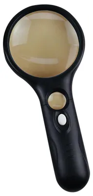 Immagine prodotto di Lente d'ingrandimento 3X 45X con luce LED per bambini e anziani, colore nero