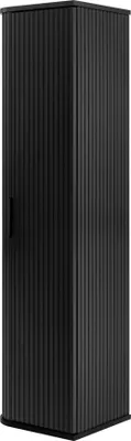 Produktbild von Badezimmerschrank, Schwarz, Schwarzer Griff, 35,5 x 139 x 31,5 cm