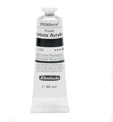 Produktbild von Schmincke PRIMAcryl Professional Acrylfarbe 60 ml - 790 Schmincke Paynesgrau