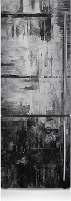 Produktbild von Aufkleber Kühlschrankmagnete Dekoration Kühlschrankfolie 70x190 cm - Tropische Blume