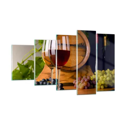 Produktbild von Bilder auf glas - Alkohol Fass trinken Flasche - 100x60cm - Glasbilder - Wandbilder - Kunstdruck - zum Aufhängen bereit - Wanddekoration aus Glas - Glas Bilder - Wandbild auf Glas - GEG100x60-2238
