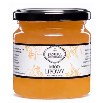 Obrázok produktu pre Lipový med 210ml 250g PASIEKA SIENKIEWICZ