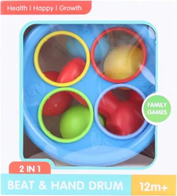 Produktbild von Hammermaschine 2in1 Kunststoff Spielzeug mit Hammer und 4 Kugeln für Kinder ab 12 Monaten