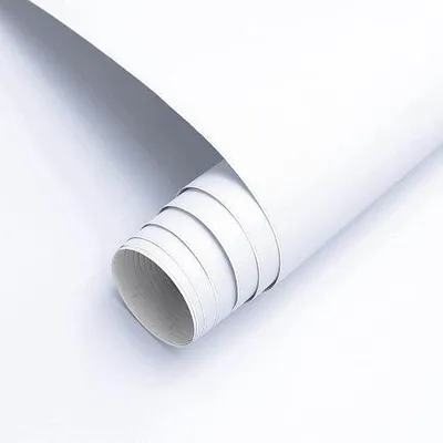 Zdjęcie produktu dla Folia samoprzylepna biała matowa do mebli 60X1000 cm renowacja