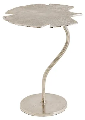 Image de Table d'appoint 53 cm, design argenté, table moderne pour le salon - ACHETER MAINTENANT