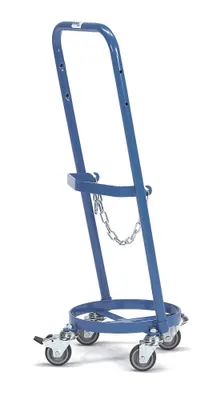 Produktbild von Fetra Stahlflaschenroller Schaufelmaß L x B 970 x 410 mm 80 kg