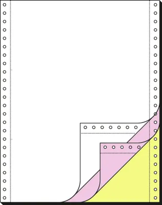 Produktbild von SIGEL 32249 Computerpapier 12"x240 mm, A4, LP, 70 g/m², 3f, blanko, 600 Sätze, Endlospapier